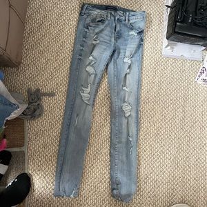 Aero postale low rise jeggings long 6